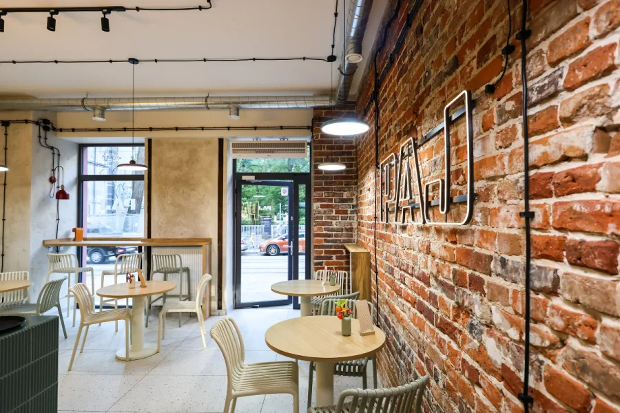 PAJ — kaféets interiör