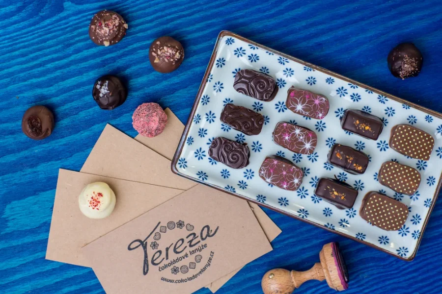 Tereza Chocolate & Café — interiér kavárny