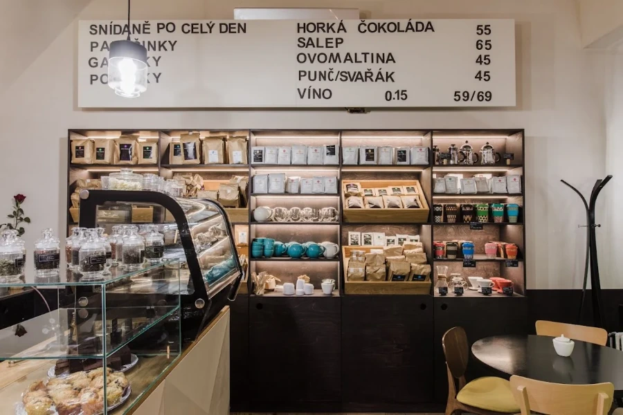 Kafe Francin — interiér kavárny