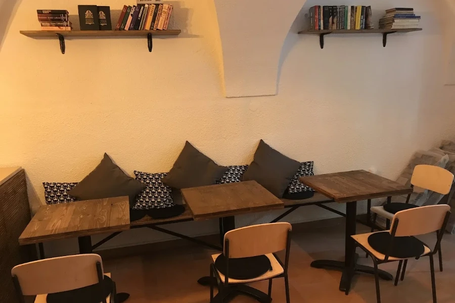 Kafé Knižnica — café interior