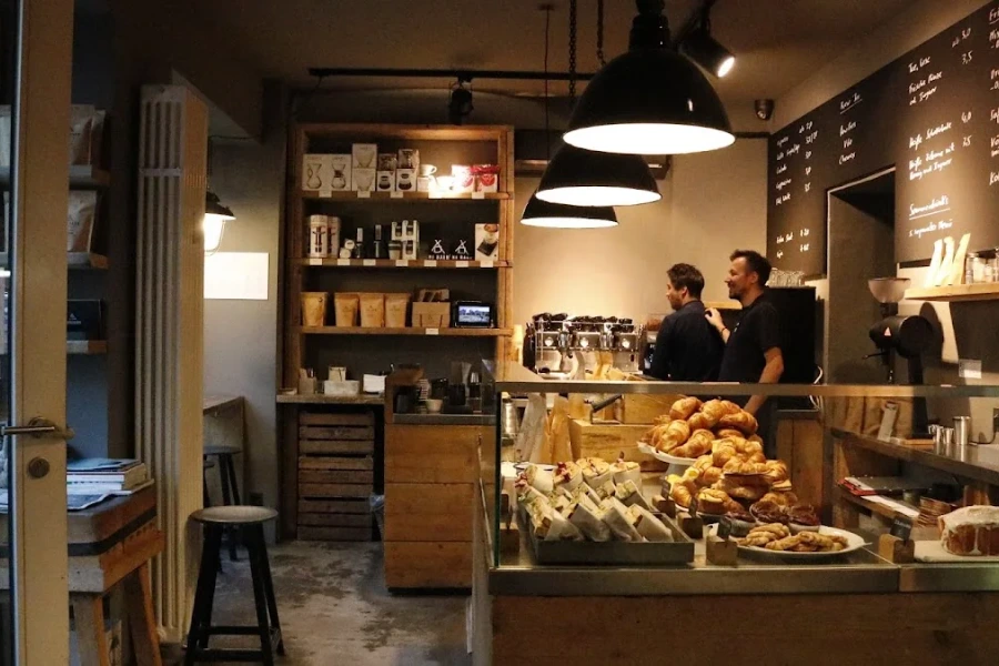 The Barn Café Potsdamer Platz — café interior