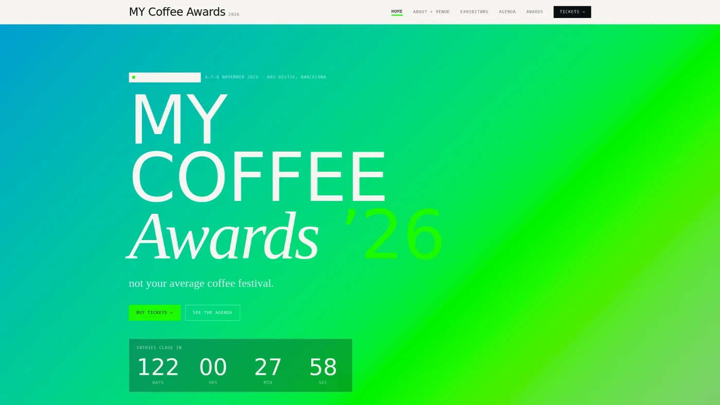 MY Coffee Awards 2026